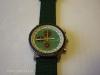 ESPRIT működő chronograph férfi karóra Breitling stílusban zöld szíjjal!