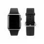 Caseual Apple Watch 42mm bőr szíj, fekete