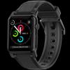 Nomad Szilikon Apple Watch 42mm-es óraszíj - fekete